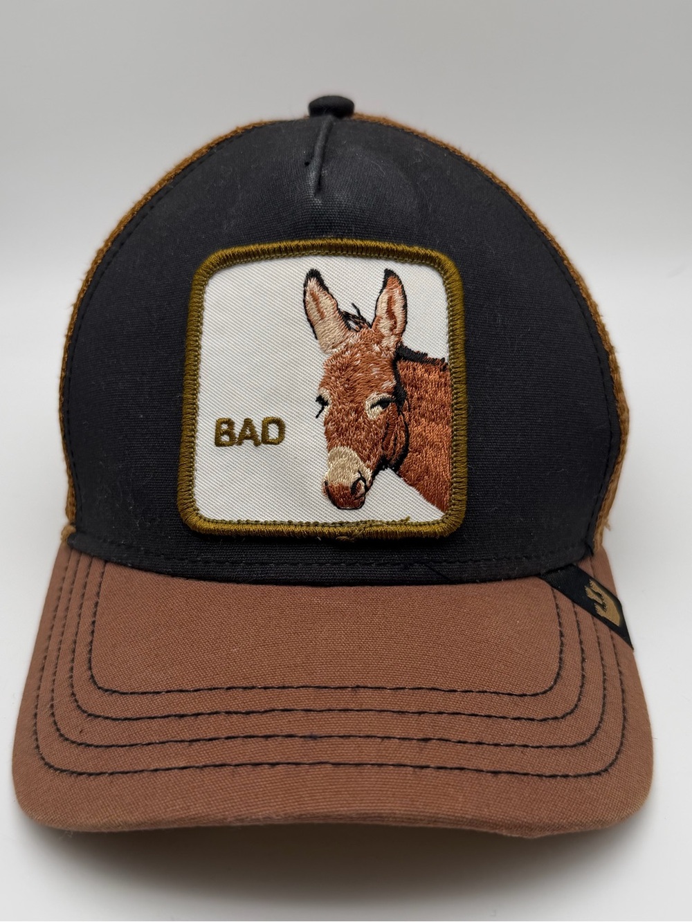 Goorin Bros Kids Black & Brown Donkey Patch Hat
